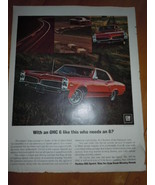 Pontiac OHC Sprint Print Magazine Ad 1967 - £3.98 GBP