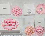 2pcs Set Chanel Mother&#39;s Day Camellia Gift Packaging Neon Pink &amp; Orange ... - £50.99 GBP