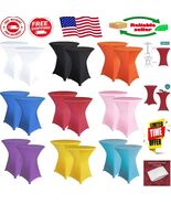 Highboy Cocktail Table Covers - 32&#39;&#39; Round Spandex, Stain &amp; Wrinkle Resi... - $922.97 MXN