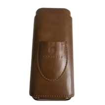 Mantello Brown Leather Cedar Wood Lined Cigar Case Replacement - $18.65
