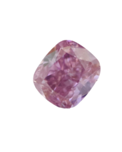 Pink Diamond - 0.51ct Natural Loose Fancy Deep Purple Pink Color GIA Cushion - £11,091.79 GBP