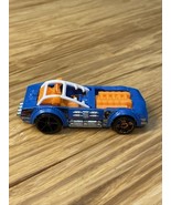 Mattel 2014 Hot Wheels Blue Piledriver Diecast Car Scale 1:64 Racecar Ra... - $182.25 MXN