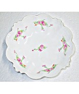 Antique Pink Flower  M Z Austria Serving Bowl Porcelain 9 Inches - £15.68 GBP