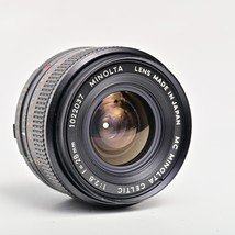 Minolta MC Celtic 28mm 1:2.8 Prime Wide Angle Camera Lens w/ Fungus Made... - $14.01