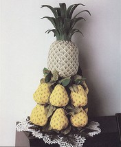 Stuffed Fabric Fake Fruit Vegetable Pyramid Colonial Apple Cone Corn SEW PATTERN - £11.18 GBP