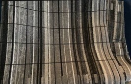 Dan River Black/Gray Geometric Pattern~Two Curtain Panels Each Measure 41” X 86” - $8.91