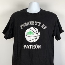 Property of Patron Tequila T Shirt Mens Large Basketball Bee Logo - £14.63 GBP