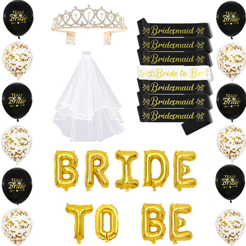 Sporting Bridal Shower Decoration Set Bachelorette Party Bride to Be Bridesmaid  - £26.07 GBP
