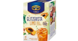 Kruger Glitzerista instant Drink Mix PEACH PAPAYA -1 box-10pc.FREE SHIP - $12.86