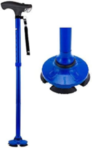Best Stand up Cane With Light - Foldable - Adjustable - Blue - $24.52