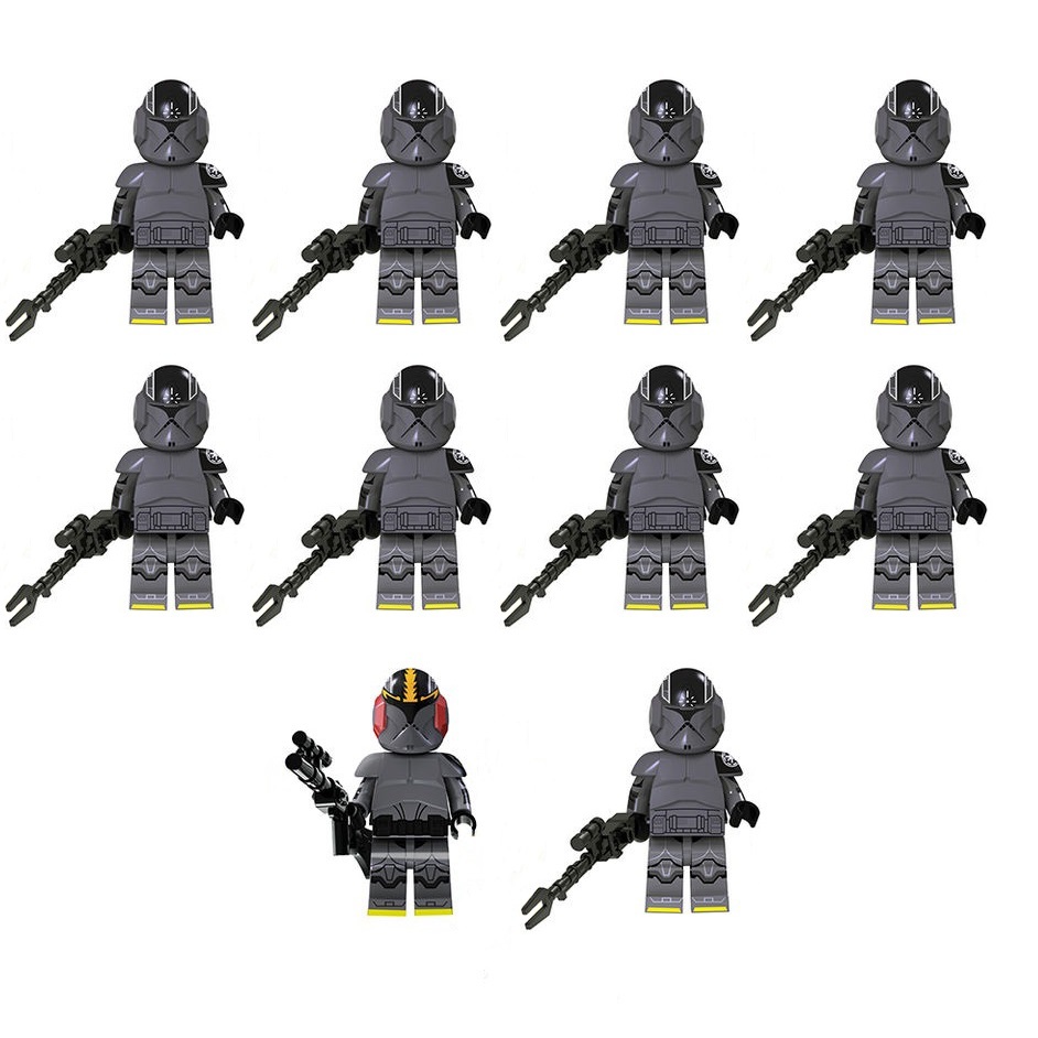 Star Wars Stealth Operations Squad Commander Blackout Spark 10pcs Minifigures