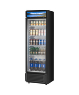 VEVOR Commercial Merchandiser Refrigerator, 13.3 CU.FT Glass Door Display - $1,244.99