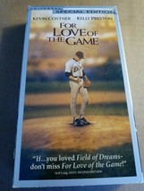For Love of the Game (VHS, 2000, Special Edition) Kevin Costner, Kelly Preston - £15.17 GBP