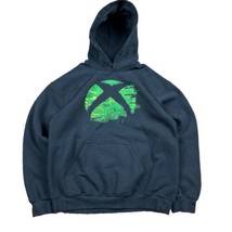 Vtg Microsoft Xbox 360 Live Hoodie Mens Size Medium Faded Black Gamer Sk... - £26.63 GBP