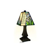 Carson Home Accents Corded Stained Glass Shade Memorial Lamp &quot;Light Rema... - $104.49