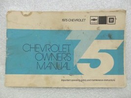 1975 Chevrolet Chevy Owners Manual 16037 - $16.82