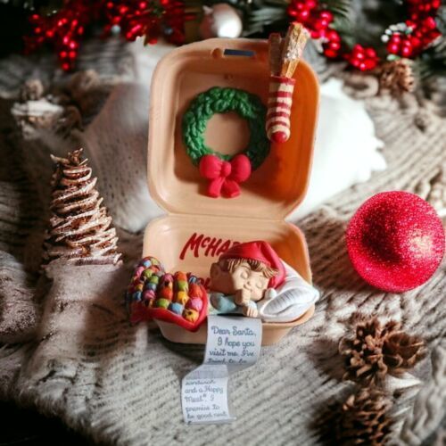 Primary image for ENESCO McDONALD'S 1990 BIG MAC McHAPPY HOLIDAYS CHRISTMAS ORNAMENT