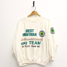Vintage Best Montana Ski Team Sun Valley Idaho Sweatshirt XXL 2X - £51.46 GBP