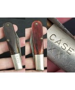X1 1940-1964 CASE XX pocket knife 62009 1/2 barlow GENUINE BONE Old esta... - $99.99