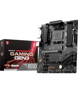 MSI B550 Gaming GEN3 Gaming Motherboard (AMD AM4, DDR4, PCIe 3.0, SATA 6... - £133.76 GBP