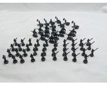Lot Of (59) Dark Grey Replacement Risk Player Pieces - $23.16