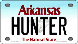 Hunter Arkansas Novelty Mini Metal License Plate Tag - £11.97 GBP
