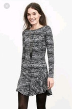 Women&#39;s Banana Republic Black &amp; White Shift Knit Dress Size 10 NWT $130 - $39.00