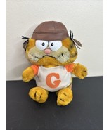 Vintage 1981 Plush Garfield With FOOTBALL HELMET Fun Farm - $342.52 MXN