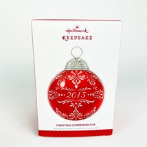 Hallmark Keepsake Christmas Commemorative Glass Ornament Series 1st Nib 2013 - £38.88 GBP