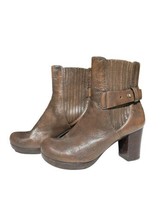 Chie Mihara Brown Heeled Boots Italy 37.5 / US 7.5 - £47.48 GBP