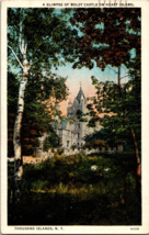 VTG Postcard, Boldt Castle on Heart Island, Alexandira Bay, NY, PM 1937 - £5.34 GBP