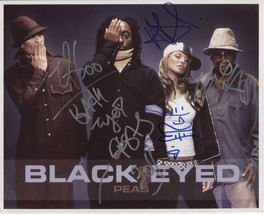 Black Eyed Peas FULLY SIGNED 8&quot; x 10&quot; Photo + COA Lifetime Guarantee - £117.46 GBP