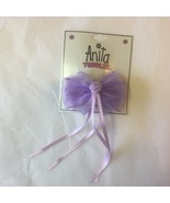 NWT Toddler Satin Chiffon RoseBud Streamers Lavender Bow Easter 6635 - £2.94 GBP