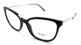 Prada Eyeglasses Frames PR 07WV 1AB-1O1 54-17-140 Shiny Black Made in Italy - £141.00 GBP