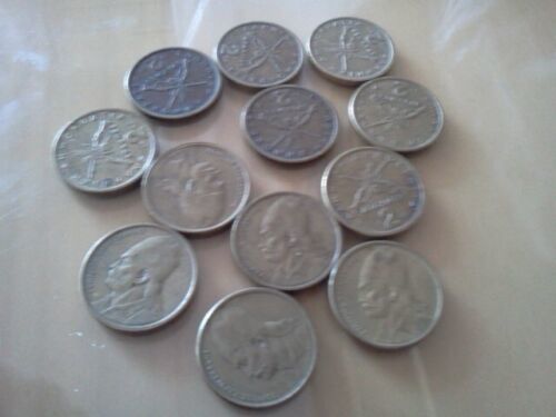 Greece 2 drachmes 1982 &quot;Karaiskakis&quot; - 050α,β,γ,δ,ε,ζ,η,θ,ι,κ,λ - $0.99