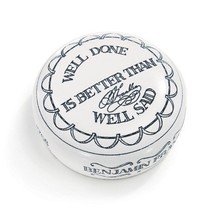 Corporate Gift Paperweight&quot;Well Done is Better That Well Said&quot; Benjamin Franklin - £29.09 GBP