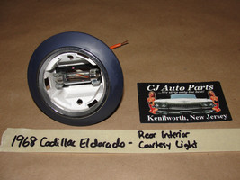 Oem 1968 68 Cadillac Eldorado Rear Interior Sail Panel Courtesy Light **Tested** - $79.19