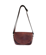 Claire Chase Brown Leather Shoulder Bag Purse Mexico - £13.86 GBP