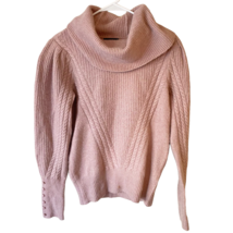 TAHARI Wool blend knit turtleneck Sweater Purple Size small - $28.00
