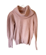 TAHARI Wool blend knit turtleneck Sweater Purple Size small - £22.18 GBP