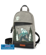 BIG FOOT SASQUATCH SLING BAG BACKPACK RFID GRAY CHALA - $74.72 CAD