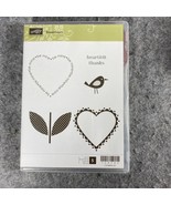 Stampin&#39; Up Rubber Stamp Set Sweetheart set #120780 - £8.32 GBP