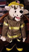 Sunny &amp; Co. Toys 28&quot; Dalmatian Firefighter Full Body Puppet 2005 Moveabl... - $89.95