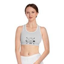 Customizable All-Over-Print Sports Bra for Women: Compression Fit, Suppo... - £31.59 GBP+