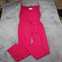 G Reve Jumpsuit Womens 3XL Pink Sleeveless Scoop Neck Elastic Waist Outfit - £23.35 GBP