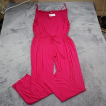 G Reve Jumpsuit Womens 3XL Pink Sleeveless Scoop Neck Elastic Waist Outfit - £22.69 GBP