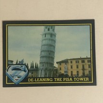 Superman III 3 Trading Card #52 De-leaning The Pisa Tower - £1.54 GBP