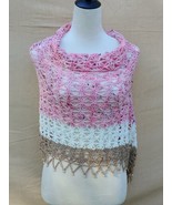 Women Shawl Wrap Sweater Crocheted Hand crafted Unique One of a kind - $1,123.20 MXN