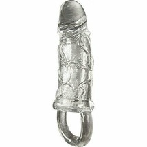 Nasstoys Men Compact Penis Sleeve Extender in Clear - $28.11