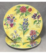 Sakura  2 cream Brulee  8&quot; salad  plate by Sue Zipkin - $7.99